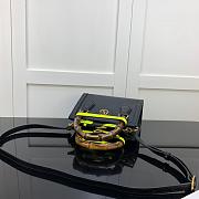 GUCCI DIANA MINI TOTE BAG BLACK 655661 SIZE 20 CM - 3