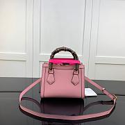 GUCCI DIANA MINI TOTE BAG LIGHT PINK 655661 SIZE 20 CM - 3