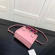 GUCCI DIANA MINI TOTE BAG LIGHT PINK 655661 SIZE 20 CM - 4