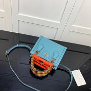 GUCCI DIANA MINI TOTE BAG LIGHT BLUE 655661 SIZE 20 CM - 4