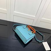GUCCI DIANA MINI TOTE BAG LIGHT BLUE 655661 SIZE 20 CM - 5