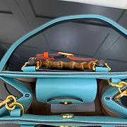 GUCCI DIANA MINI TOTE BAG LIGHT BLUE 655661 SIZE 20 CM - 6