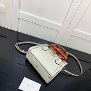 GUCCI DIANA MINI TOTE BAG WHITE 655661 SIZE 20 CM - 5