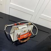 GUCCI DIANA MINI TOTE BAG WHITE 655661 SIZE 20 CM - 3