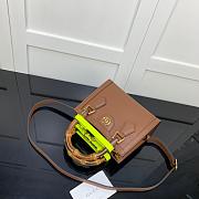 GUCCI DIANA MINI TOTE BAG BROWN 655661 SIZE 20 CM - 4