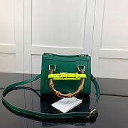 GUCCI DIANA MINI TOTE BAG GREEN 655661 SIZE 20 CM - 5