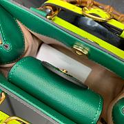 GUCCI DIANA MINI TOTE BAG GREEN 655661 SIZE 20 CM - 6