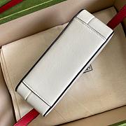 GUCCI INTERLOCKING G MINI BAG WHITE 658230 SIZE 17 CM - 6
