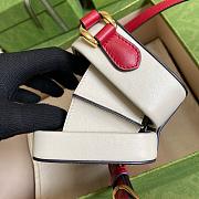 GUCCI INTERLOCKING G MINI BAG WHITE 658230 SIZE 17 CM - 4