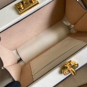 GUCCI INTERLOCKING G MINI BAG WHITE 658230 SIZE 17 CM - 5