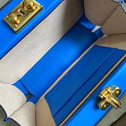GUCCI INTERLOCKING G MINI BAG BLUE 658230 SIZE 17 CM - 2