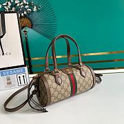 GUCCI OPHIDIA GG SMALL BOSTON BAG 602577 SIZE 25.5 CM - 5