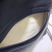 GUCCI PRINT LEATHER BACKPACK BLACK 547834 SIZE 32 CM - 3