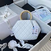 CHANEL CLUTCH WHITE AS2609 SIZE 30 x 25 x 4.5 CM - 5