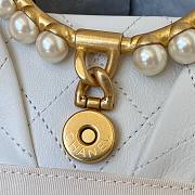 CHANEL CLUTCH WHITE AS2609 SIZE 30 x 25 x 4.5 CM - 3