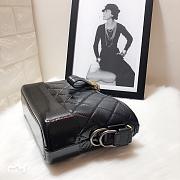 CHANEL GABRIELLE HOBO BAG BLACK 20CM - 4
