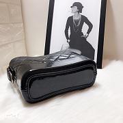 CHANEL GABRIELLE HOBO BAG BLACK 20CM - 5