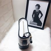 CHANEL GABRIELLE HOBO BAG BLACK/WHITE 20CM - 5