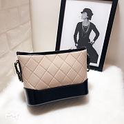 CHANEL GABRIELLE HOBO BAG BLACK/LIGHT BEIGE 20CM - 6