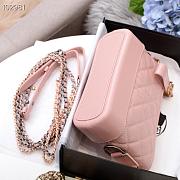 CHANEL GABRIELLE HOBO BAG ROSE PINK 20CM - 6