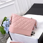CHANEL GABRIELLE HOBO BAG ROSE PINK 20CM - 3
