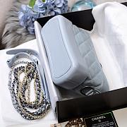 CHANEL GABRIELLE HOBO BAG BABY BLUE 20CM - 2