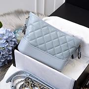 CHANEL GABRIELLE HOBO BAG BABY BLUE 20CM - 3