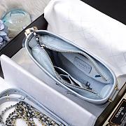 CHANEL GABRIELLE HOBO BAG BABY BLUE 20CM - 6