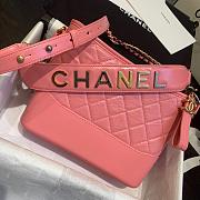 CHANEL GABRIELLE SMALL HOBO BAG PINK 20CM - 6