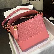 CHANEL GABRIELLE SMALL HOBO BAG PINK 20CM - 4