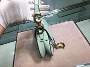 DIOR MINI SADDLE BAG MINT M0447 SIZE 19.5 CM - 6