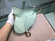 DIOR MINI SADDLE BAG MINT M0447 SIZE 19.5 CM - 3