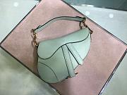 DIOR MINI SADDLE BAG MINT M0447 SIZE 19.5 CM - 4