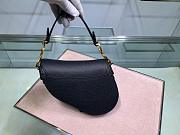 DIOR MINI SADDLE BAG BLACK M0447 SIZE 19.5 CM - 5
