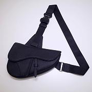 DIOR SADDLE BAG BLACK O093 SIZE 28.6 CM - 1