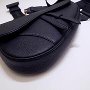 DIOR SADDLE BAG BLACK O093 SIZE 28.6 CM - 6