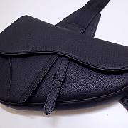 DIOR SADDLE BAG BLACK O093 SIZE 28.6 CM - 3