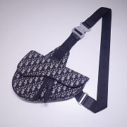 DIOR SADDLE BAG BLUE OBLIQUE O093 SIZE 28.6 CM - 1