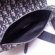 DIOR SADDLE BAG BLUE OBLIQUE O093 SIZE 28.6 CM - 3