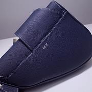 DIOR SADDLE BAG BLUE O093 SIZE 28.6 CM - 6