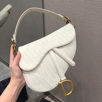 DIOR SADDLE OBLIQUE JACQUARD M0446 SIZE 25.5 CM