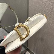 DIOR SADDLE OBLIQUE JACQUARD M0446 SIZE 25.5 CM - 3