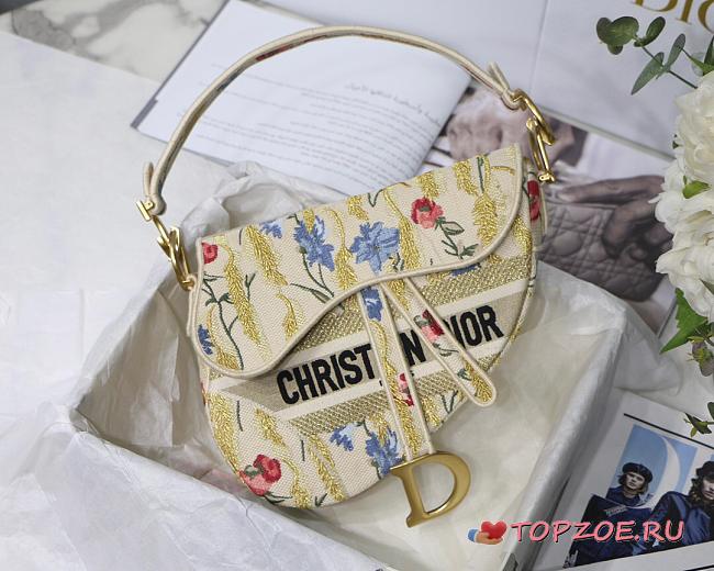 DIOR SADDLE MULTICOLOR M0446 SIZE 25.5 CM - 1