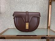 CELINE SMALL BESACE 16 BAG DARK BROWN 188013 SIZE 19 CM - 1