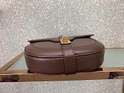 CELINE SMALL BESACE 16 BAG DARK BROWN 188013 SIZE 19 CM - 3