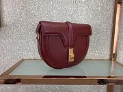 CELINE SMALL BESACE 16 BAG BORDEAUX 188013 SIZE 19 CM - 3
