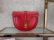 CELINE SMALL BESACE 16 BAG RED 188013 SIZE 19 CM - 1