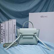 CELINE NANO BELT BAG LIGHT BLUE 189003 SIZE 20 x 20 x 10 CM - 1