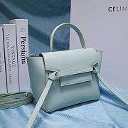 CELINE NANO BELT BAG LIGHT BLUE 189003 SIZE 20 x 20 x 10 CM - 4