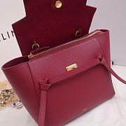 CELINE NANO BELT BAG BORDEAUX 189003 SIZE 20 x 20 x 10 CM - 4